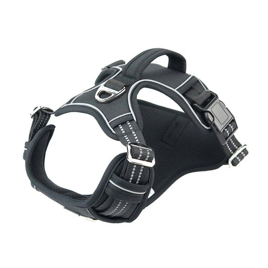 Durable Waterproof Pet Harness with Vertical Handle